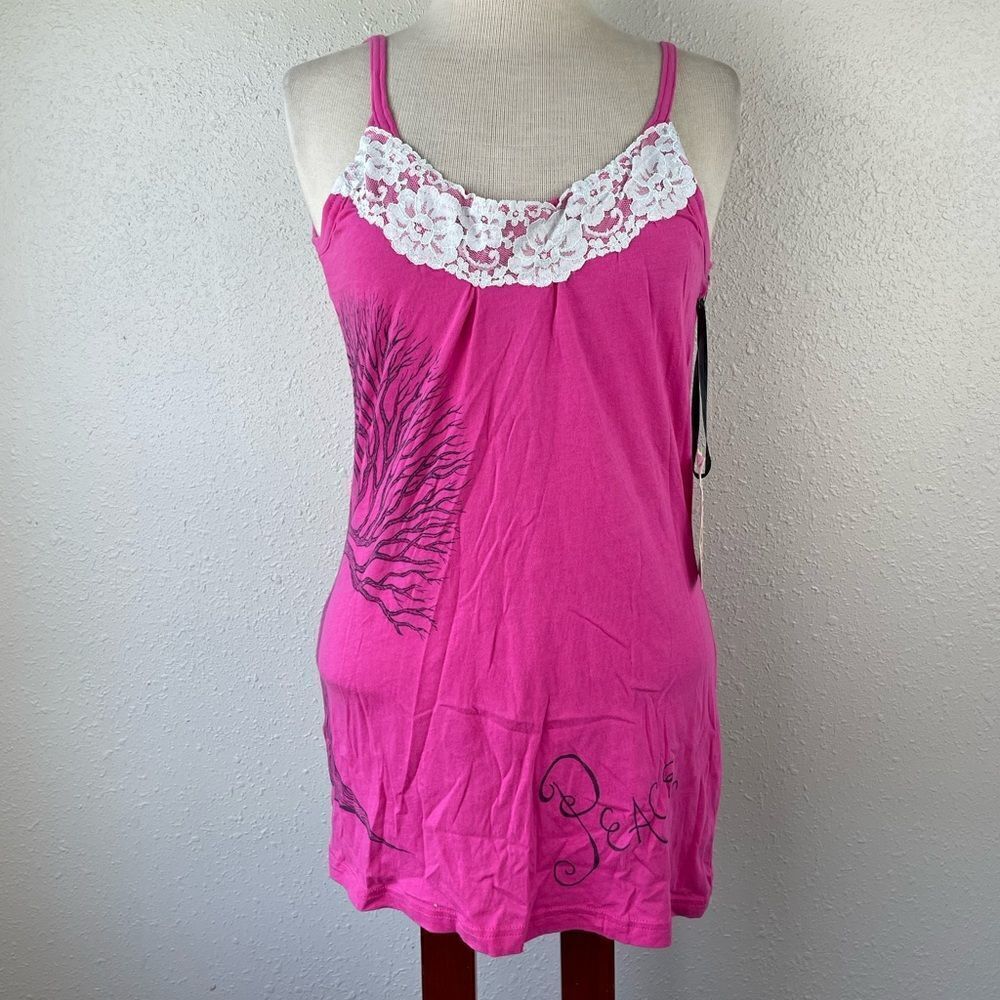 Farmer’s Market Hand Drawn Art Tank Top Size M